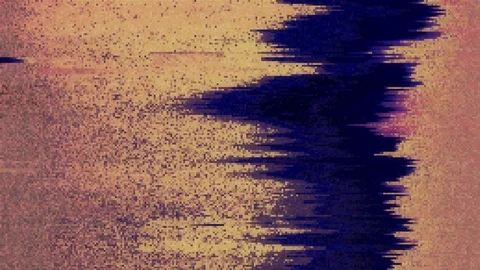 Unique Design. Abstract Digital Animation. Pixel Noise Glitch Error Video Damage Stock Footage 100951010