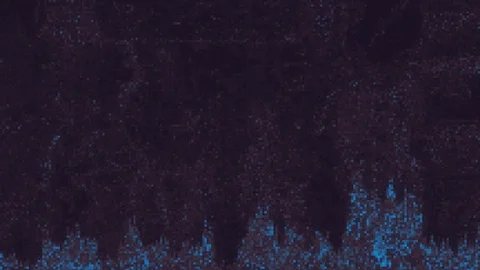 Unique Design. Abstract Digital Animation. Pixel Noise Glitch Error Video Damage Stock Footage 101140712