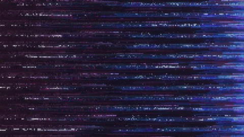Unique Design. Abstract Digital Animation. Pixel Noise Glitch Error Video Damage Stock Footage 101218271