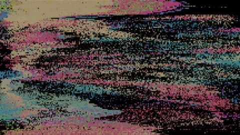 Unique Design. Abstract Digital Animation. Pixel Noise Glitch Error Video Damage Video stock 101492067