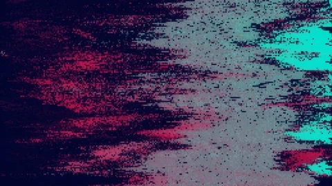 Unique Design. Abstract Digital Animation. Pixel Noise Glitch Error Video Damage Stock Footage 103735747