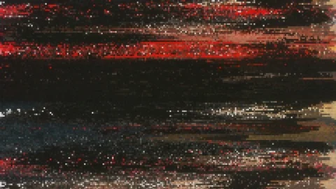 Unique Design. Abstract Digital Animation. Pixel Noise Glitch Error Video Damage Stock Footage 103826730