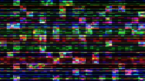 Unique Design Abstract Digital Animation Pixel Noise Glitch Error Video Damage Stock Footage 103862837
