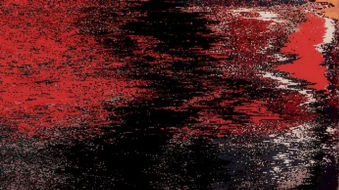 Unique Design Abstract Digital Animation Pixel Noise Glitch Error Video Damage 库存影片 104374483