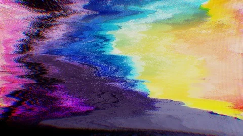 Unique Design Abstract Digital Animation Pixel Noise Glitch Error Video Damage Stock Footage 104579930