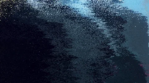 Unique Design Abstract Digital Animation Pixel Noise Glitch Error Video Damage Stock Footage 104780460