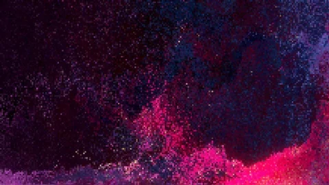 Unique Design Abstract Digital Animation Pixel Noise Glitch Error Video Damage Stock Footage 104883676