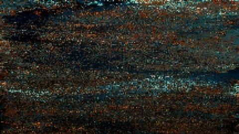 Unique Design Abstract Digital Animation Pixel Noise Glitch Error Video Damage Stock Footage 105487829