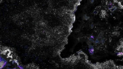 Unique Design Abstract Digital Animation Pixel Noise Glitch Error Video Damage Stock Footage 105614963