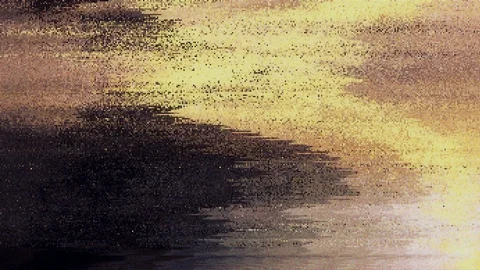 Unique Design Abstract Digital Animation Pixel Noise Glitch Error Video Damage Stock-Footage 105753141