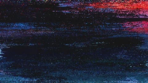 Unique Design Abstract Digital Animation Pixel Noise Glitch Error Video Damage Stock Footage 105931119