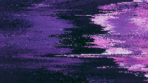 Unique Design Abstract Digital Animation Pixel Noise Glitch Error Video Damage Stock Footage 106318996
