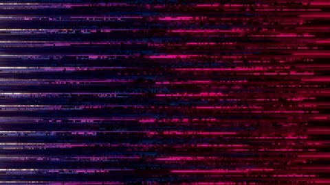 Unique Design Abstract Digital Animation Pixel Noise Glitch Error Video Damage Stock Footage 106319209