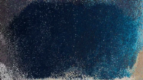 Unique Design Abstract Digital Animation Pixel Noise Glitch Error Video Damage Stock Footage 106421494