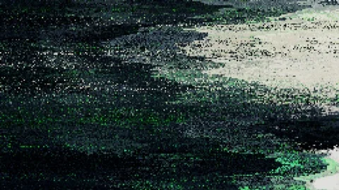 Unique Design Abstract Digital Animation Pixel Noise Glitch Error Video Damage Stock Footage 106696234