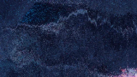 Unique Design Abstract Digital Animation Pixel Noise Glitch Error Video Damage Video stock 106912550