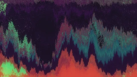 Unique Design Abstract Digital Animation Pixel Noise Glitch Error Video Damage Stock Footage 107387126