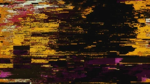 Unique Design Abstract Digital Animation Pixel Noise Glitch Error Video Damage 库存影片 107991965
