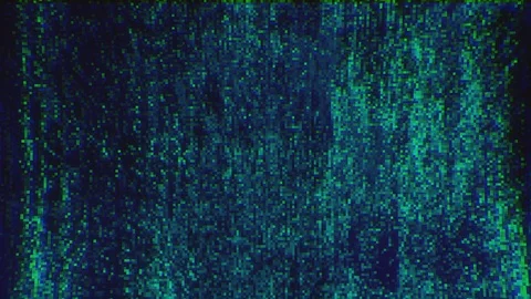 Unique Design Abstract Digital Animation Pixel Noise Glitch Error Video Damage 库存影片 108160997