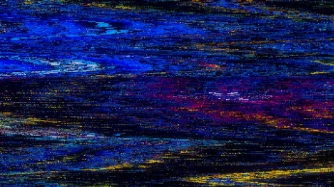Unique Design Abstract Digital Animation Pixel Noise Glitch Error Video Damage Stock Footage 108225686