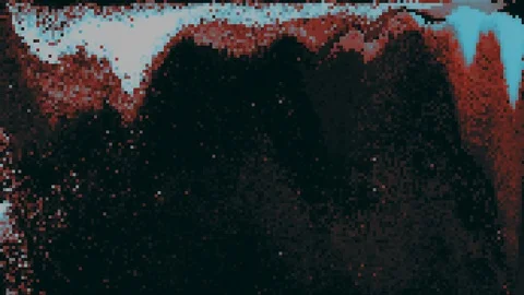 Unique Design Abstract Digital Animation Pixel Noise Glitch Error Video Damage Stock Footage 108450967