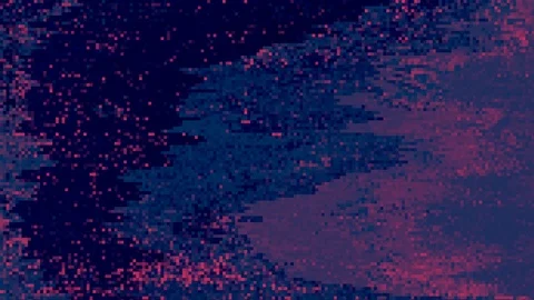 Unique Design Abstract Digital Animation Pixel Noise Glitch Error Video Damage Stock Footage 108976026