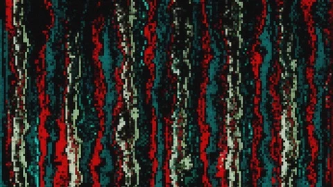 Unique Design Abstract Digital Animation Pixel Noise Glitch Error Video Damage Stock Footage 109625779