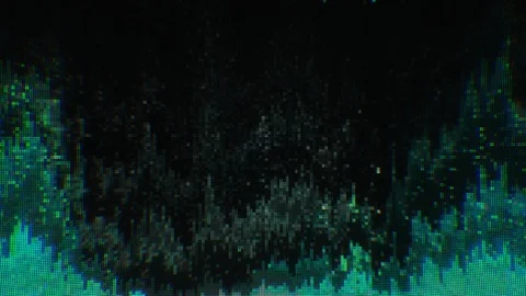 Unique Design Abstract Digital Animation Pixel Noise Glitch Error Video Damage Stock Footage 110920758