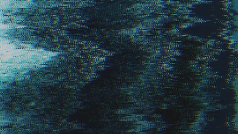 Unique Design Abstract Digital Animation Pixel Noise Glitch Error Video Damage Stock Footage 111158703