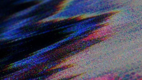 Unique Design Abstract Digital Animation Pixel Noise Glitch Error Video Damage Stock Footage 111376067