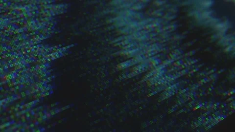 Unique Design Abstract Digital Animation Pixel Noise Glitch Error Video Damage Stock-Footage 111527320