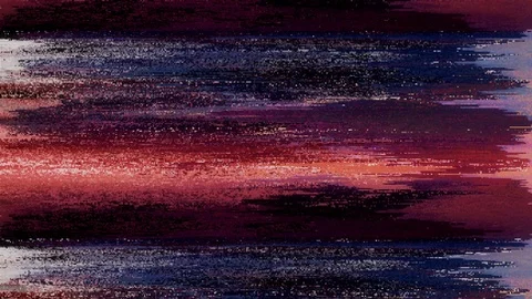 Unique Design Abstract Digital Animation Pixel Noise Glitch Error Video Damage Video stock 111865781