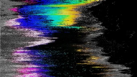 Unique Design Abstract Digital Animation Pixel Noise Glitch Error Video Damage Vídeos de archivo 111911094