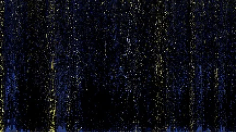 Unique Design Abstract Digital Animation Pixel Noise Glitch Error Video Damage Stock Footage 112022273