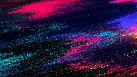 Unique Design Abstract Digital Animation Pixel Noise Glitch Error Video Damage Stock Footage 112250294