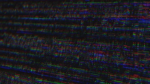 Unique Design Abstract Digital Animation Pixel Noise Glitch Error Video Damage Stock Footage 112560845