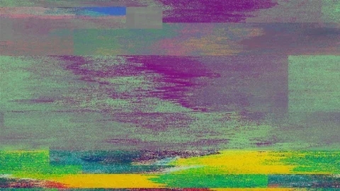 Unique Design Abstract Digital Animation Pixel Noise Glitch Error Video Damage Stock Footage 112624767