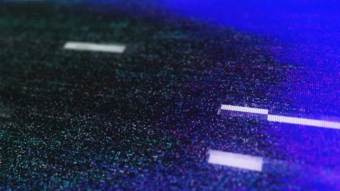 Unique Design Abstract Digital Animation Pixel Noise Glitch Error Video Damage Stock Footage 113569392