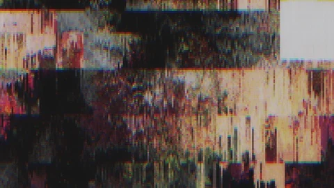Unique Design Abstract Digital Animation Pixel Noise Glitch Error Video Damage Vídeos de archivo 113748631