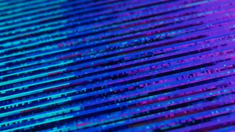 Unique Design Abstract Digital Animation Pixel Noise Glitch Error Video Damage Stock Footage 113996623