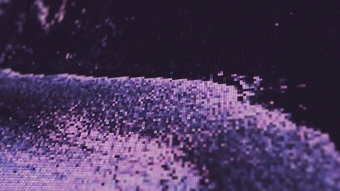 Unique Design Abstract Digital Animation Pixel Noise Glitch Error Video Damage Stock Footage 114082375