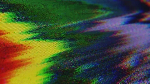 Unique Design Abstract Digital Animation Pixel Noise Glitch Error Video Damage Stock Footage 114133271