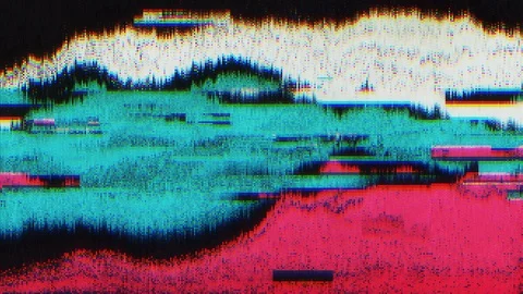 Unique Design Abstract Digital Animation Pixel Noise Glitch Error Video Damage Stock-Footage 114182084