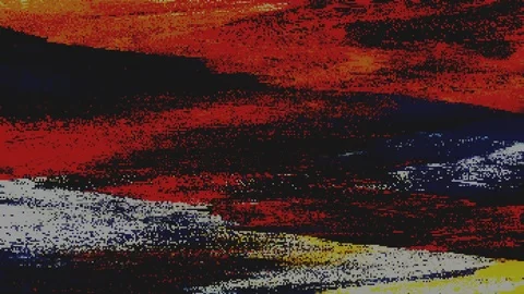 Unique Design Abstract Digital Animation Pixel Noise Glitch Error Video Stock Footage 120788290