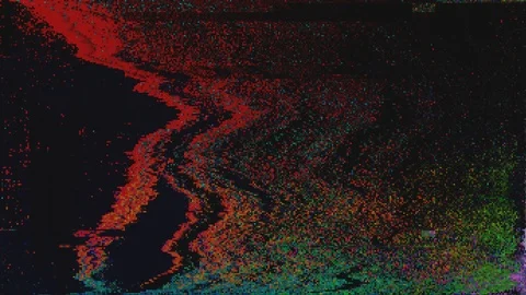 Unique Design Abstract Digital Animation Pixel Noise Glitch Error Video Stock Footage 121210462