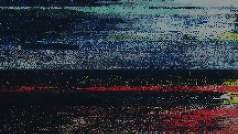 Unique Design Abstract Digital Animation Pixel Noise Glitch Error Video Stock Footage 122166010
