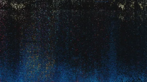 Unique Design Abstract Digital Animation Pixel Noise Glitch Error Video Stock Footage 122381058