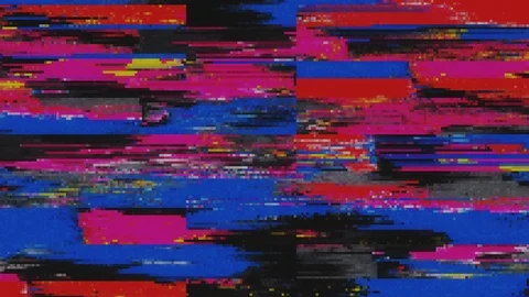 Unique Design Abstract Digital Animation Pixel Noise Glitch Error Video Stock Footage 122589608