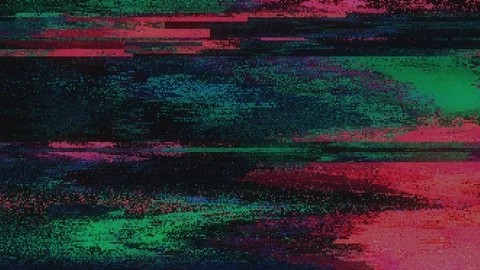 Unique Design Abstract Digital Animation Pixel Noise Glitch Error Video Video stock 122696103