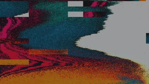 Unique Design Abstract Digital Animation Pixel Noise Glitch Error Video Video stock 123226642